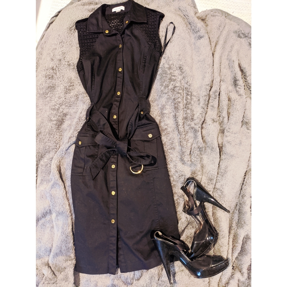 Calvin Klein button down dress